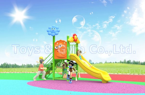 เครื่องเล่นสนามชุดกระดานลื่นรางเดี่ยว